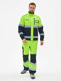 Костюм сигнальный ProfLine Specialist-1 (тк.Смесовая,240) брюки, желтый/черный купить в Красноярске по низкой цене Костюм сигнальный ProfLine Specialist-1 (тк.Смесовая,240) брюки, желтый/черный купить в Красноярске по низкой цене