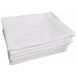 Полотенце вафельное Белое 0,4х0,8м 130г/кв.м ХОРЕКА  купить в Красноярске по низкой цене