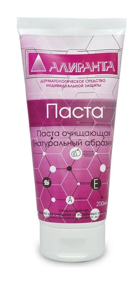 Паста АЛИРАНТА очищающая (натуральный абразив) флип-топ 200 мл купить в Красноярске по низкой цене Паста АЛИРАНТА очищающая (натуральный абразив) флип-топ 200 мл купить в Красноярске по низкой цене