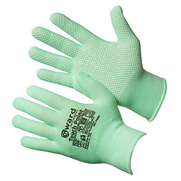 Перчатки Gward Touch Point 8 нейлоновые с микроточечным покрытием P3001 купить в Красноярске по низкой цене