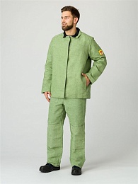 Костюм мужской летний сварщика усиленный 1 кл.защиты (куртка+брюки) купить в Красноярске по низкой цене Костюм мужской летний сварщика усиленный 1 кл.защиты (куртка+брюки) купить в Красноярске по низкой цене