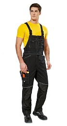 Полукомбинезон мужской летний СТАРТ чёрный купить в Красноярске по низкой цене