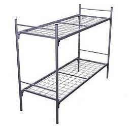 Кровать металлическая двухъярусная С-С2(у) 1924х710х1570 купить в Красноярске по низкой цене Кровать металлическая двухъярусная С-С2(у) 1924х710х1570 купить в Красноярске по низкой цене