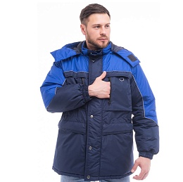 Куртка мужская зимняя ВЕГА т.синий/василек купить в Красноярске по низкой цене