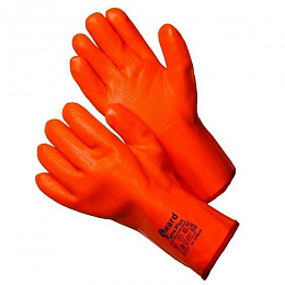 Перчатки Gward Flame Plus утепленные с обливкой ПВХ оранжевого цвета купить в Красноярске по низкой цене