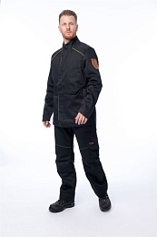 Куртка сварщика 2 класса БРОДЕКС FS 28-02, черный купить в Красноярске по низкой цене
