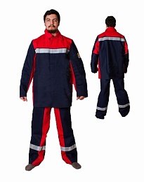 Костюм сварщика КС-05 Арсенал, 2-й класс защиты, куртка + п/к ( пл 450 гр, 100% х/б) купить в Красноярске по низкой цене