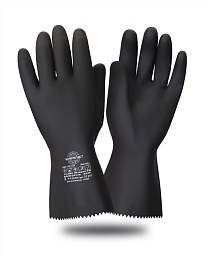 Перчатки Safeprotect КЩС-1-SP LUX черные (латекс, слой Silver, толщ.0,65мм,дл.300мм) купить в Красноярске по низкой цене Перчатки Safeprotect КЩС-1-SP LUX черные (латекс, слой Silver, толщ.0,65мм,дл.300мм) купить в Красноярске по низкой цене