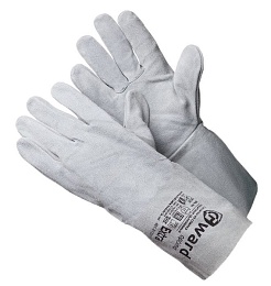 Краги Gward Extra из спилка серого цвета без подкладки XY251 купить в Красноярске по низкой цене
