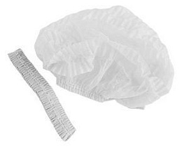 Шапочка одноразовая "Шарлотта"(спанбонд) купить в Красноярске по низкой цене Шапочка одноразовая "Шарлотта"(спанбонд) купить в Красноярске по низкой цене