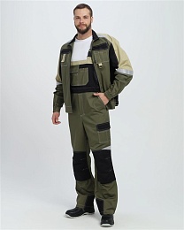 Костюм мужской летний Вектрон-2 (Формула-2) CH МВО тк.Смесовая пл. 240 гр./м² (куртка+ п/к), хаки/черный/бежевый купить в Красноярске по низкой цене Костюм мужской летний Вектрон-2 (Формула-2) CH МВО тк.Смесовая пл. 240 гр./м² (куртка+ п/к), хаки/черный/бежевый купить в Красноярске по низкой цене