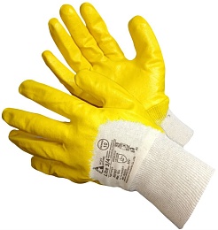 Перчатки Gward Astra LITE 3/4 с частичной обливкой нитрилом жёлтого цвета N3101 купить в Красноярске по низкой цене Перчатки Gward Astra LITE 3/4 с частичной обливкой нитрилом жёлтого цвета N3101 купить в Красноярске по низкой цене
