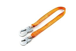 Строп 2А (лента полиэфир/2карабина) купить в Красноярске по низкой цене Строп 2А (лента полиэфир/2карабина) купить в Красноярске по низкой цене