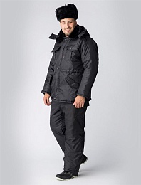 Куртка зимняя для Охранника, черный купить в Красноярске по низкой цене