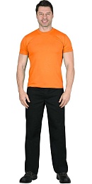 Футболка трикотажная (кор. рукав) оранжевая купить в Красноярске по низкой цене