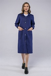 Халат женский рабочий диагональ 195 купить в Красноярске по низкой цене Халат женский рабочий диагональ 195 купить в Красноярске по низкой цене